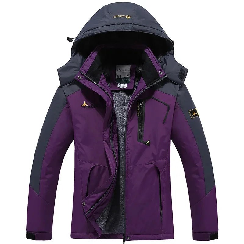 Men’s Windproof Fleece - Lined Hooded Jacket Breathable | Active Peaks - Active Peaks