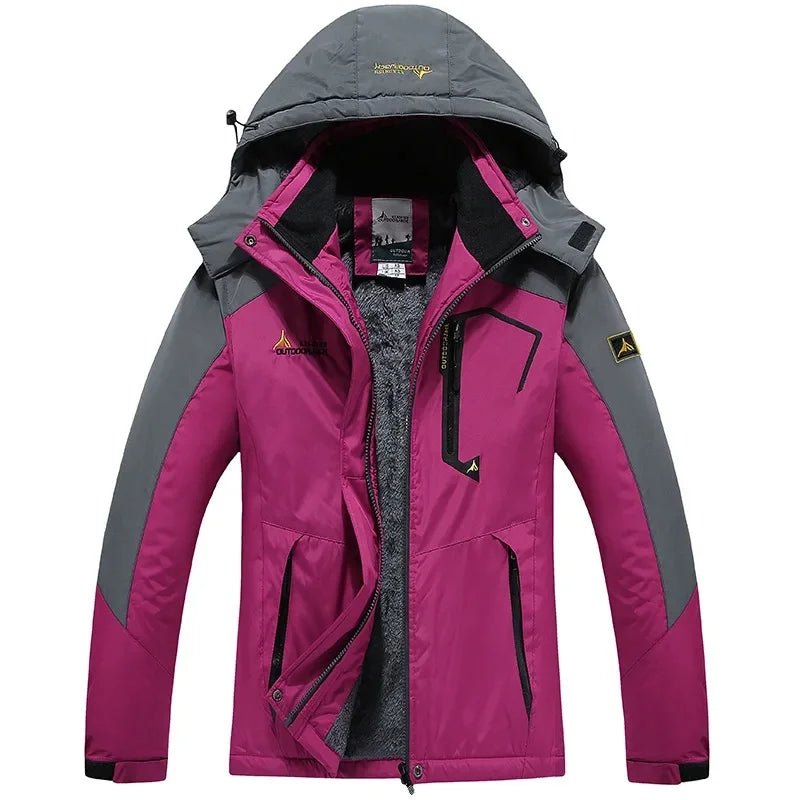 Men’s Windproof Fleece - Lined Hooded Jacket Breathable | Active Peaks - Active Peaks