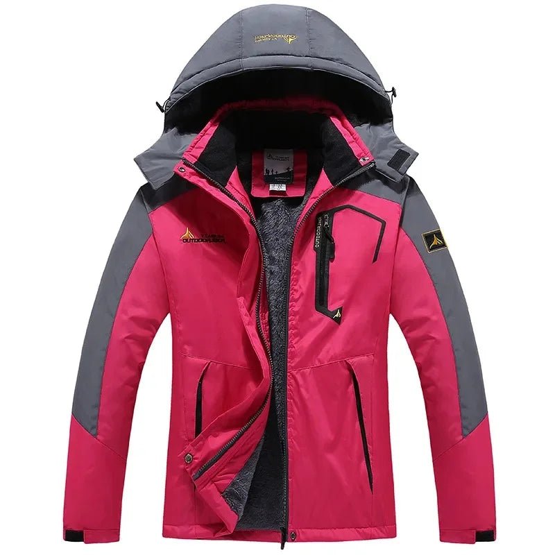 Men’s Windproof Fleece - Lined Hooded Jacket Breathable | Active Peaks - Active Peaks