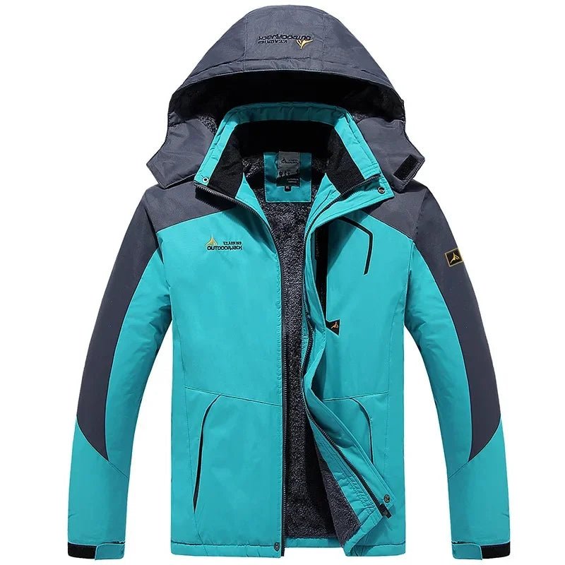 Men’s Windproof Fleece - Lined Hooded Jacket Breathable | Active Peaks - Active Peaks