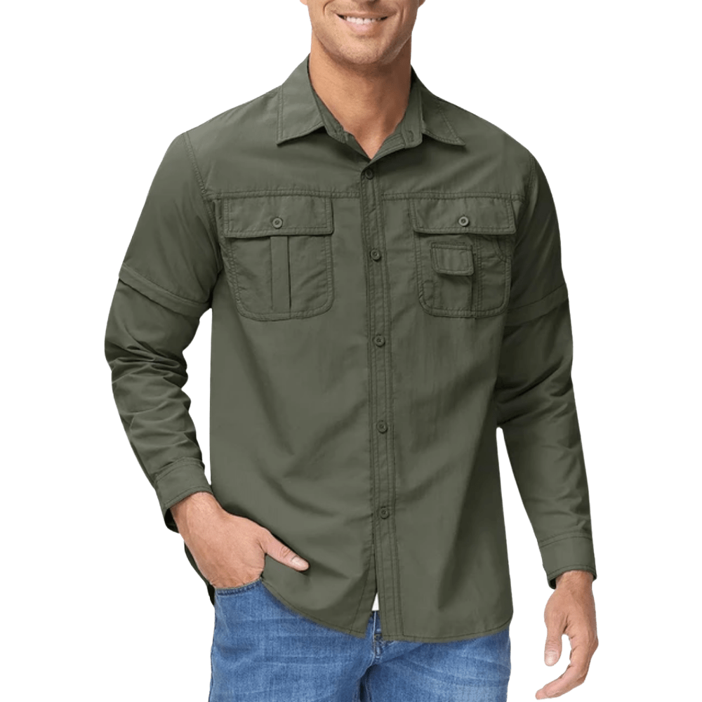 Breathable Convertible Hiking Shirt for Men | Active Peaks - Active Peaks