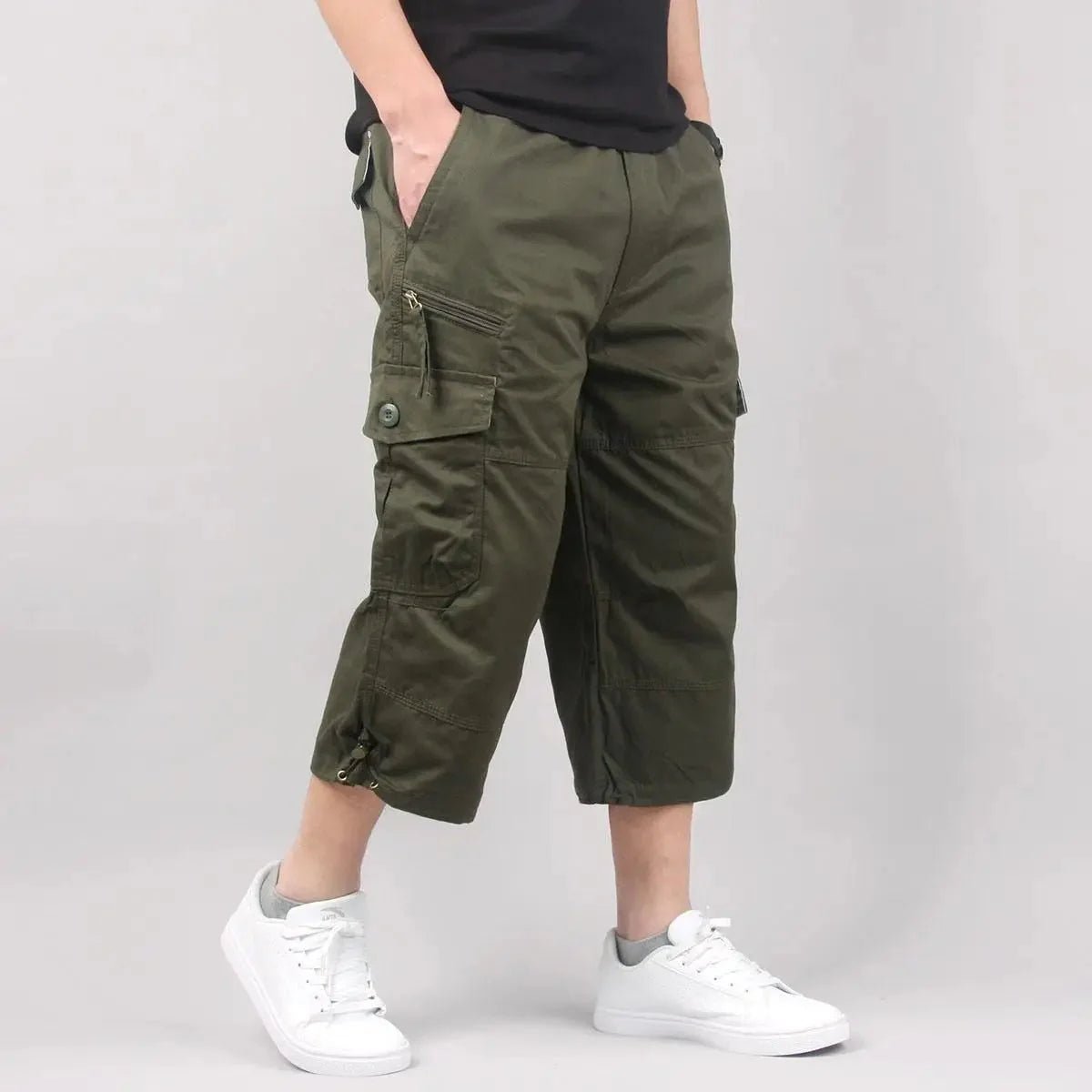 Lightweight Loose - Fit Cargo Shorts with Multiple Pockets | Active Peaks - Active Peaks