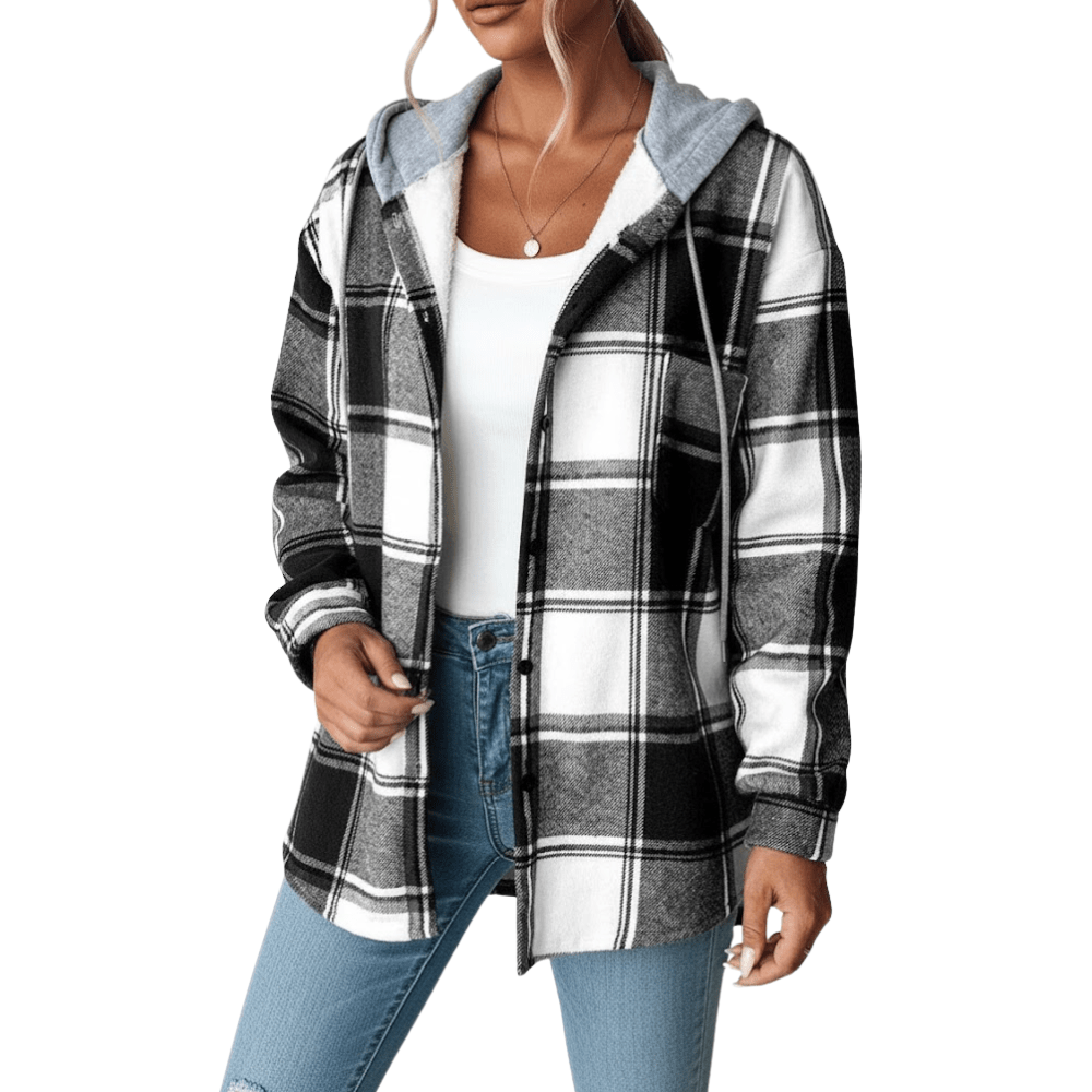 Plaid Hooded Jacket | Active Peaks - Active Peaks