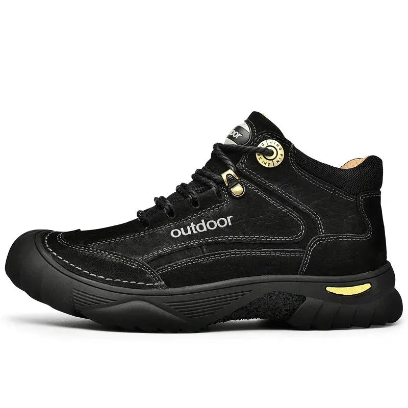 Durable Men’s Hiking Shoes – Water - Resistant All - Terrain Walking Footwear - Active Peaks