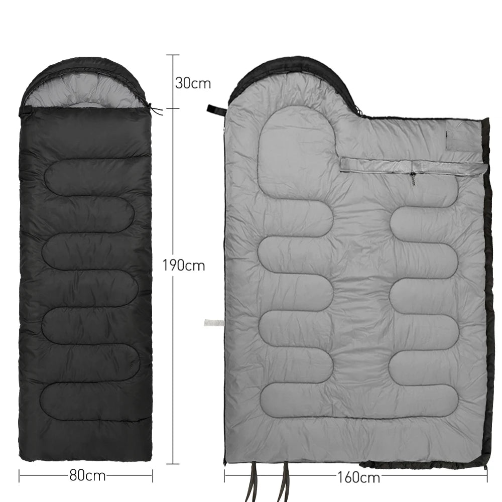 Lightweight 4 - Season Sleeping Bag – Warm Cotton Mummy Style - Active Peaks