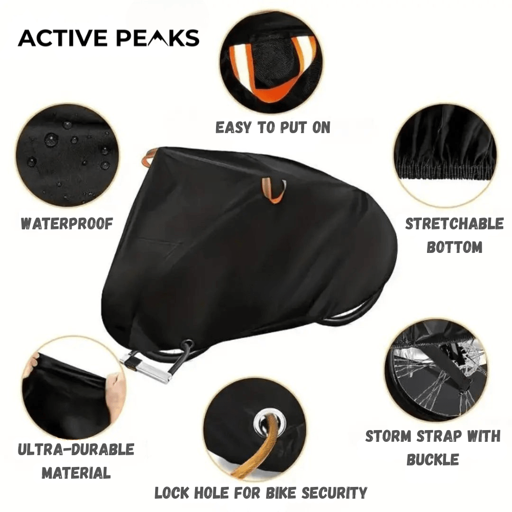 Waterproof Bike Cover – 3 - Layer UV - Resistant Protection | Active Peaks - Active Peaks