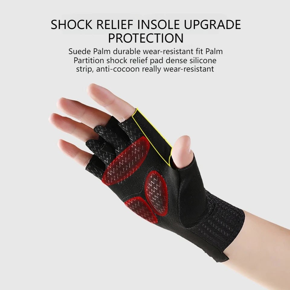 Cycling Gloves Breathable Half Finger Lightweight Non - Slip - Active Peaks