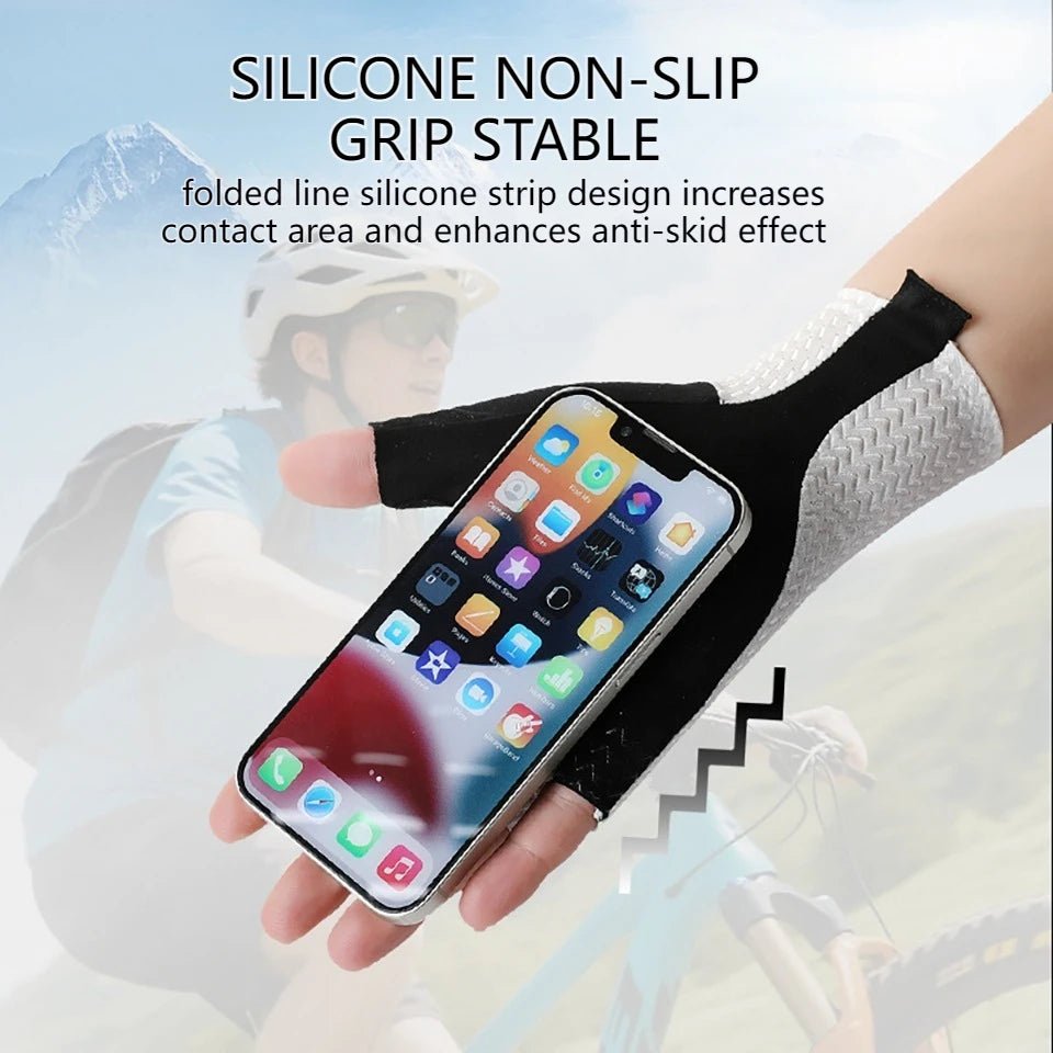 Cycling Gloves Breathable Half Finger Lightweight Non - Slip - Active Peaks