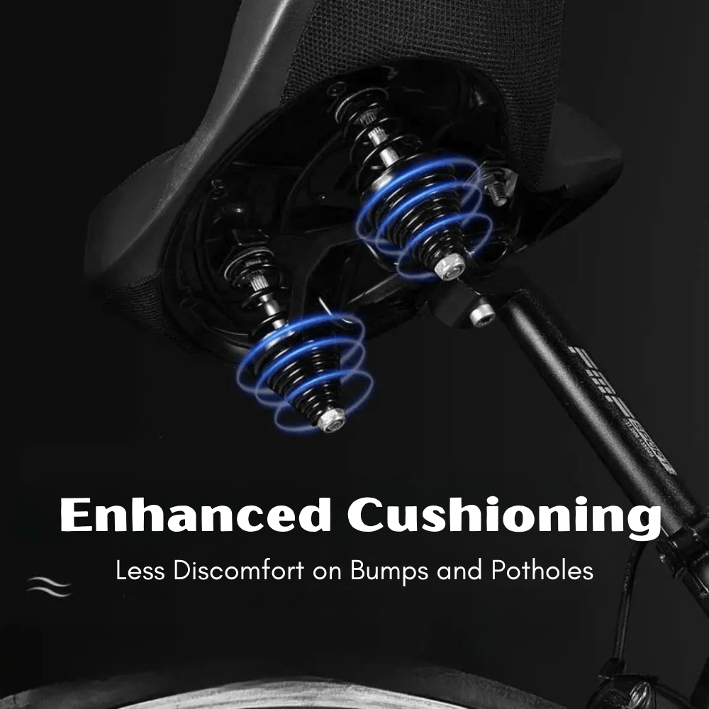 Ergonomic Waterproof Bike Saddle – Shock - Absorbing & Wide Fit | Active Peaks - Active Peaks