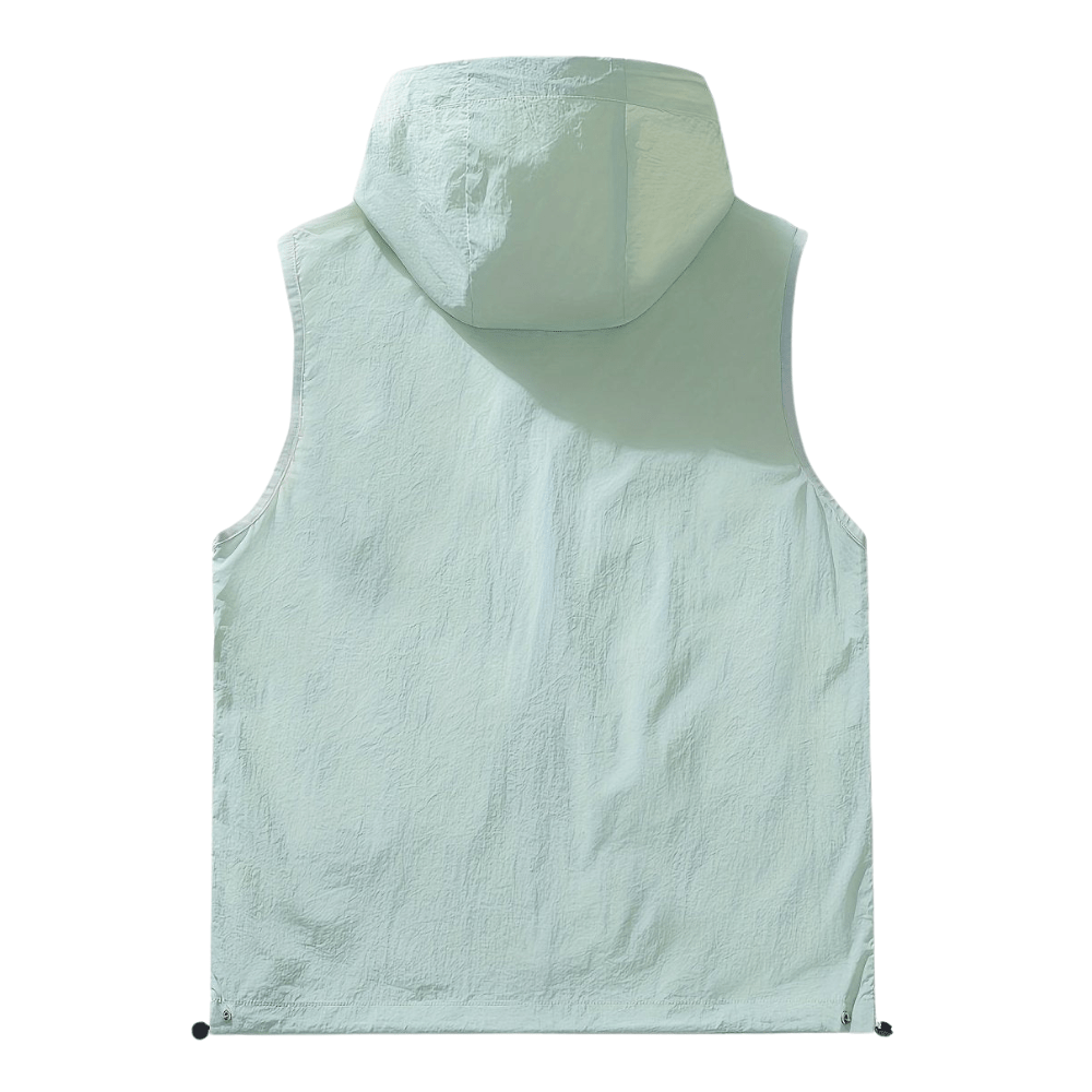 Lightweight Hooded Sleeveless Vest - Active Peaks