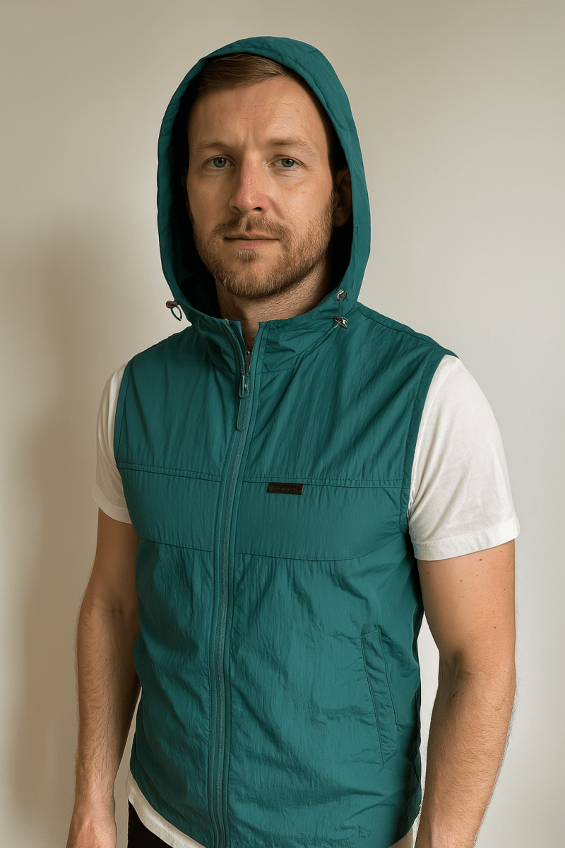 Lightweight Hooded Sleeveless Vest - Active Peaks