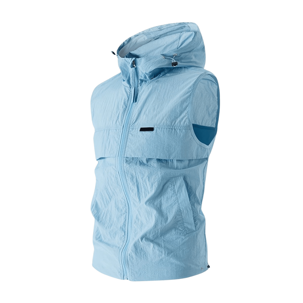 Lightweight Hooded Sleeveless Vest - Active Peaks