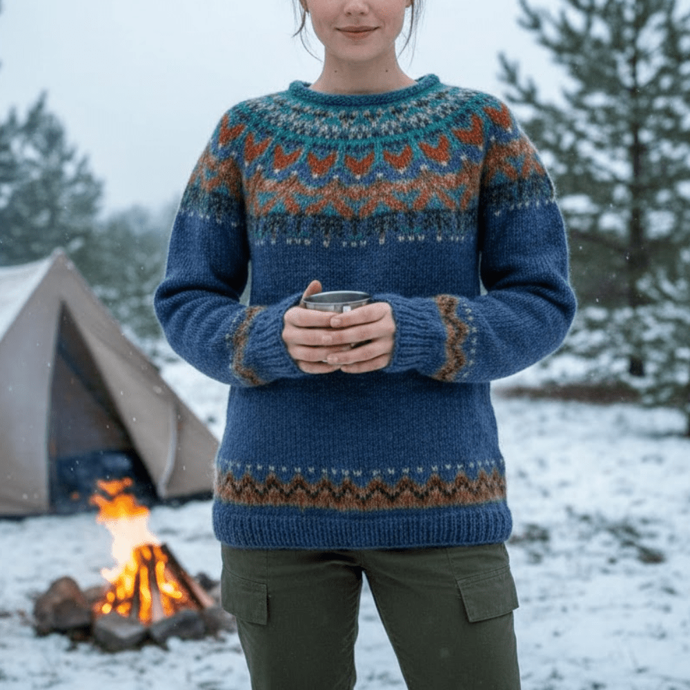 Wool - Blend Fair Isle Sweater | Active Peaks - Active Peaks