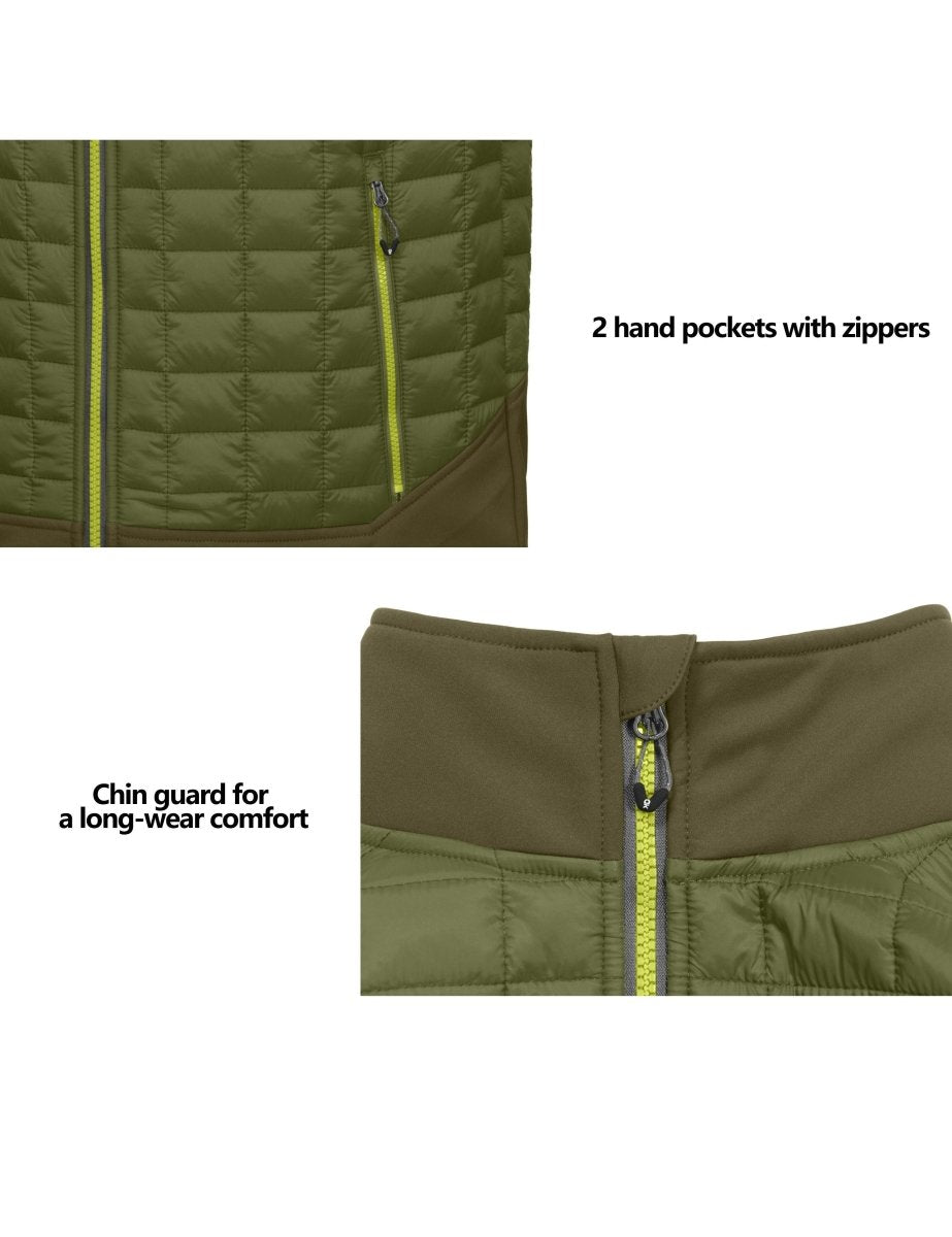 Lightweight Performance Puffer Vest for Men - Active Peaks