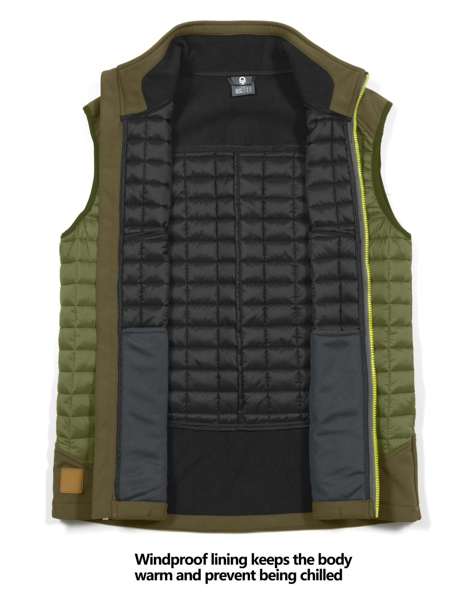 Lightweight Performance Puffer Vest for Men - Active Peaks
