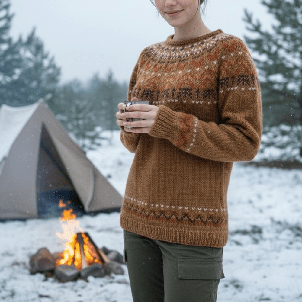 Wool - Blend Fair Isle Sweater | Active Peaks - Active Peaks