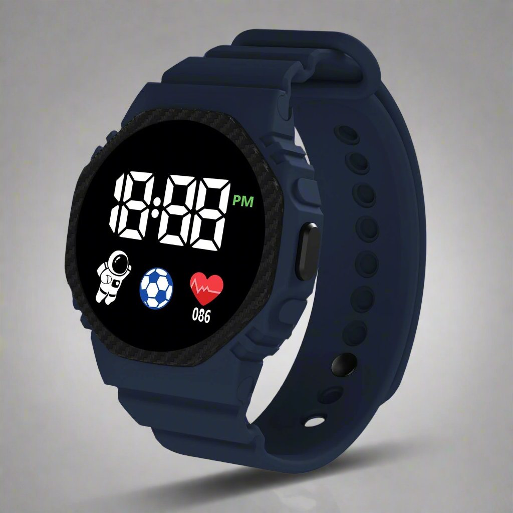 Children’s Waterproof Digital Watch – Durable Outdoor Design - Active Peaks