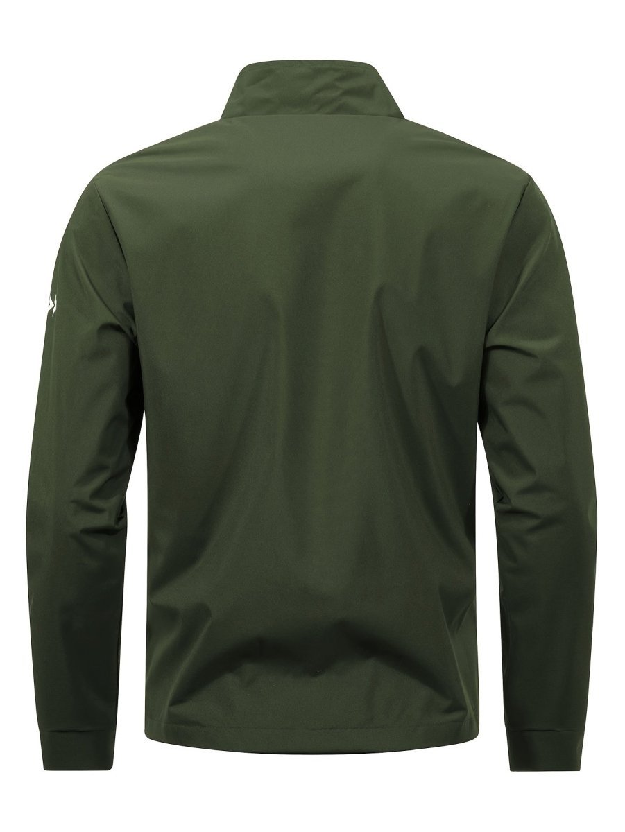 Lightweight Zip - Up Outdoor Jacket with High Collar | Active Peaks - Active Peaks