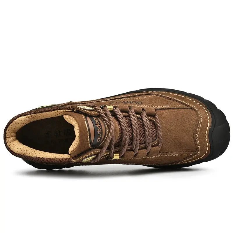Durable Men’s Hiking Shoes – Water - Resistant All - Terrain Walking Footwear - Active Peaks