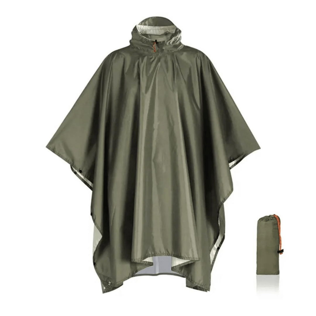 Lightweight Waterproof Rain Poncho with Hood | Active Peaks - Active Peaks