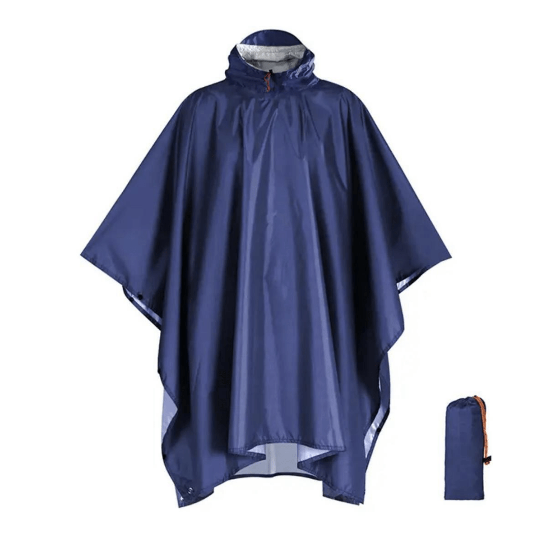 Lightweight Waterproof Rain Poncho with Hood | Active Peaks - Active Peaks