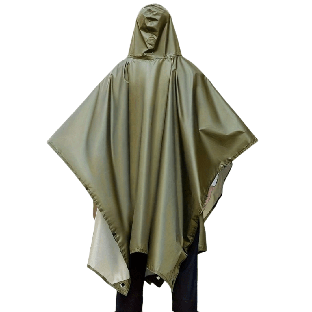 Lightweight Waterproof Rain Poncho with Hood | Active Peaks - Active Peaks