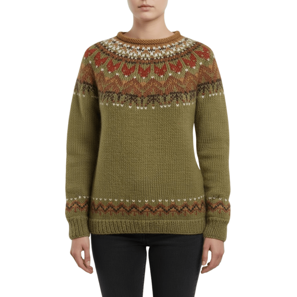 Wool - Blend Fair Isle Sweater | Active Peaks - Active Peaks