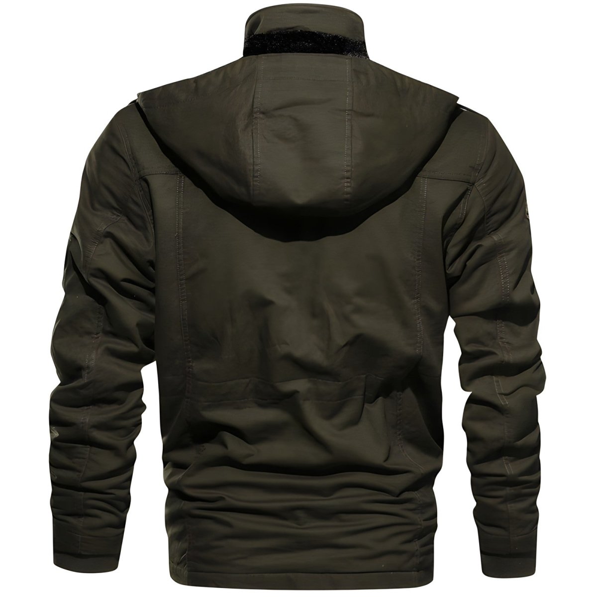 Multi - Pocket Insulated Outdoor Jacket – Fleece - Lined Hood - Active Peaks