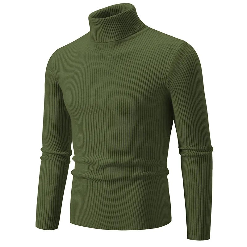 Men’s Ribbed Turtleneck Sweater | Active Peaks - Active Peaks