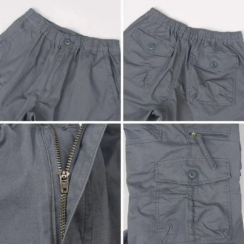 Lightweight Loose - Fit Cargo Shorts with Multiple Pockets | Active Peaks - Active Peaks