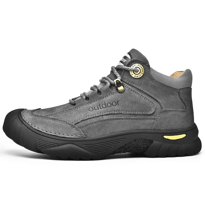 Durable Men’s Hiking Shoes – Water - Resistant All - Terrain Walking Footwear - Active Peaks