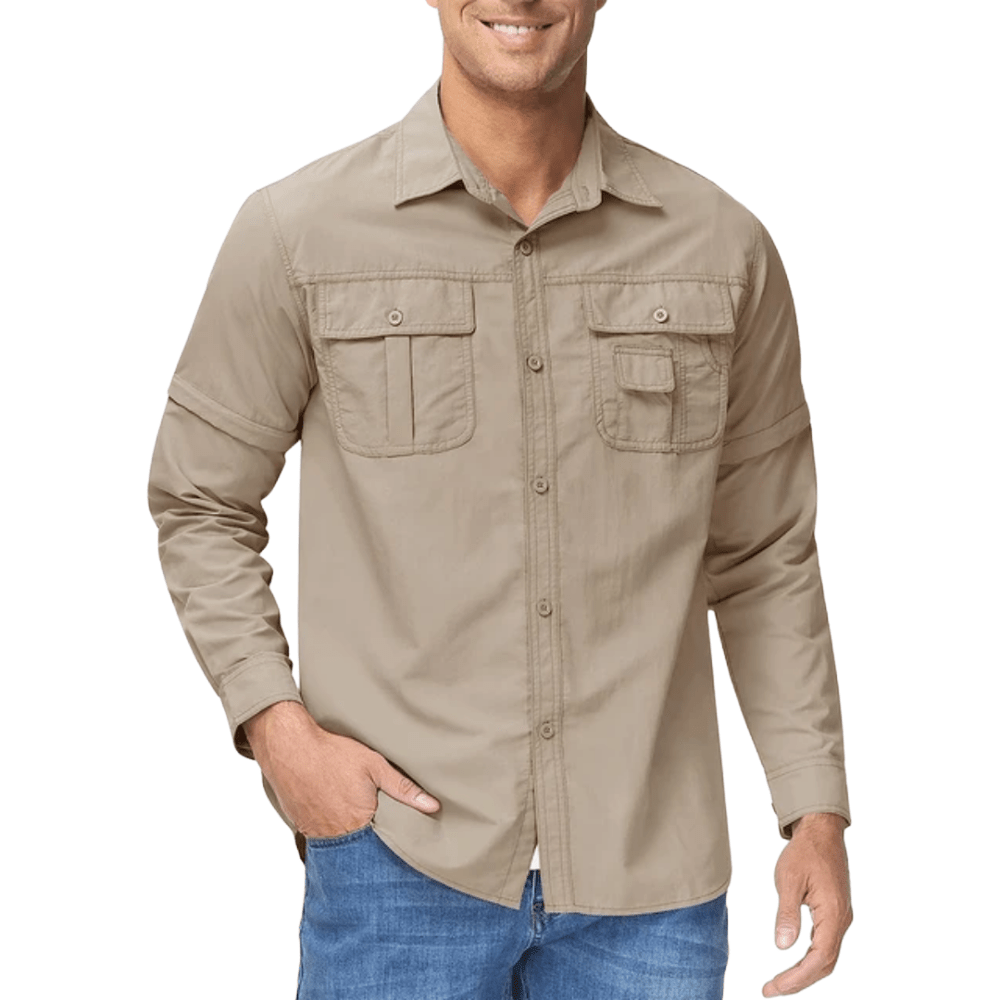 Breathable Convertible Hiking Shirt for Men | Active Peaks - Active Peaks
