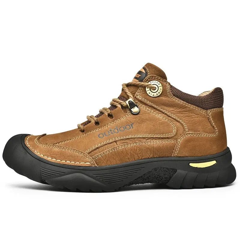 Durable Men’s Hiking Shoes – Water - Resistant All - Terrain Walking Footwear - Active Peaks