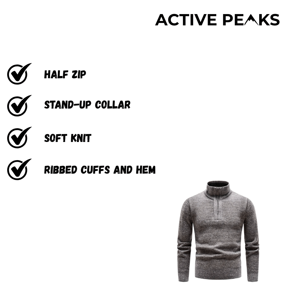Men’s Thermal Fleece Jumper Warm Breathable | Active Peaks - Active Peaks
