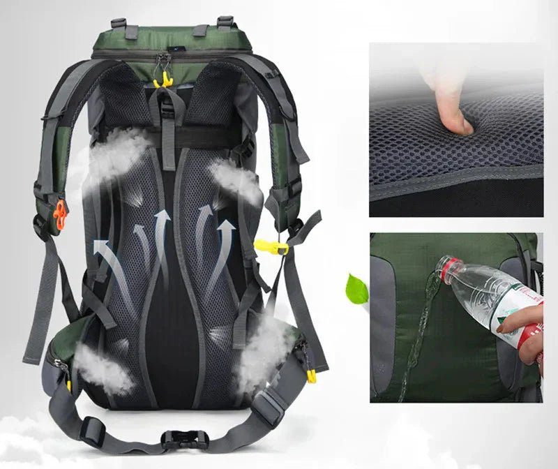 Weather - Resistant 60L Hiking Backpack for Outdoor Adventures - Active Peaks