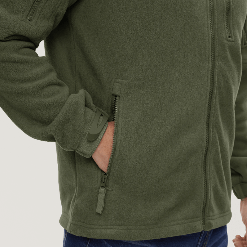 Men’s Fleece Jacket – Lightweight & Breathable Outdoor Layer - Active Peaks