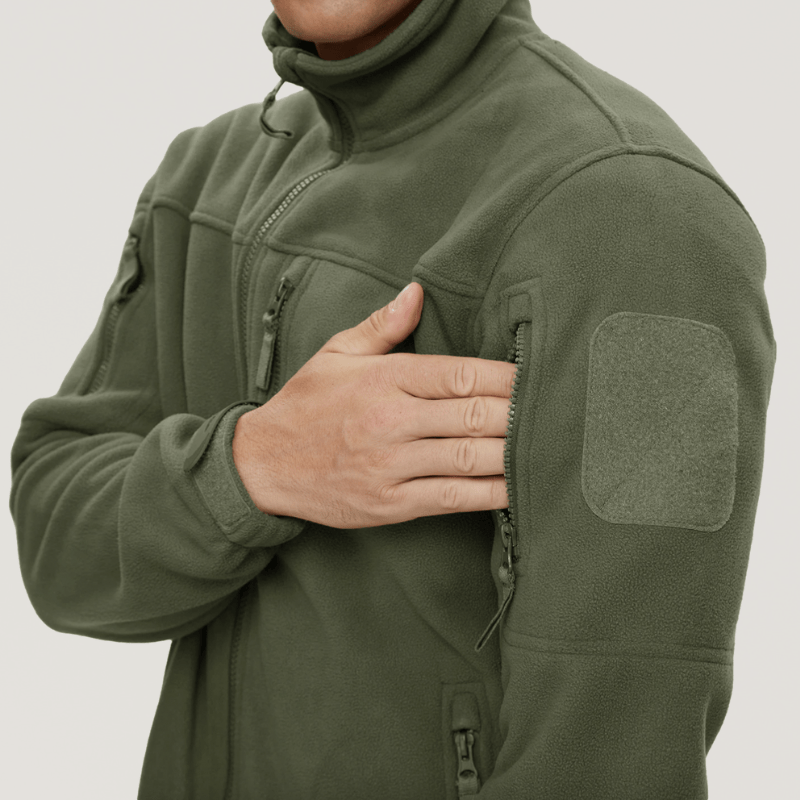 Men’s Fleece Jacket – Lightweight & Breathable Outdoor Layer - Active Peaks