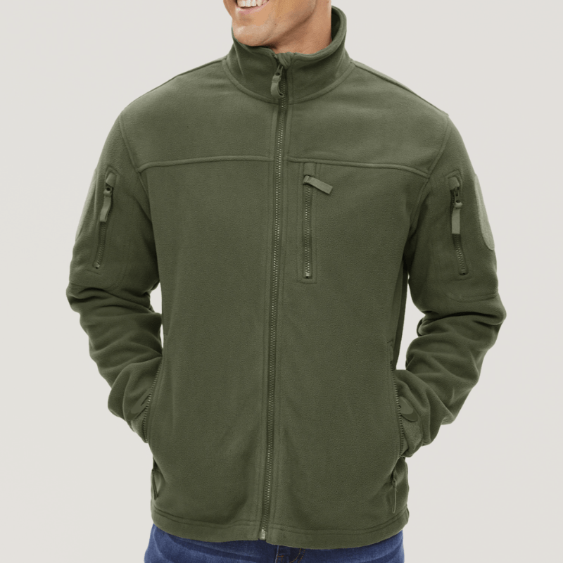 Men’s Fleece Jacket – Lightweight & Breathable Outdoor Layer - Active Peaks