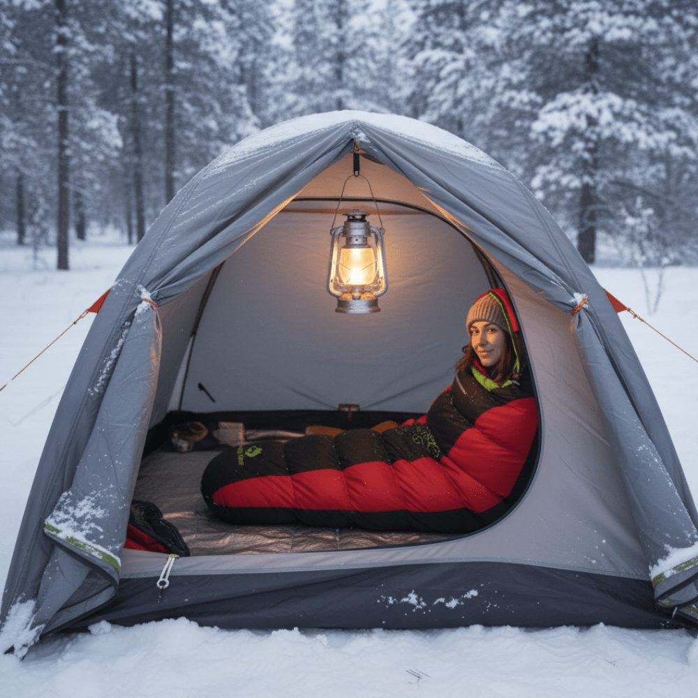 Cold Weather Sleeping Bag – Insulated Down to - 5°C | Active Peaks - Active Peaks