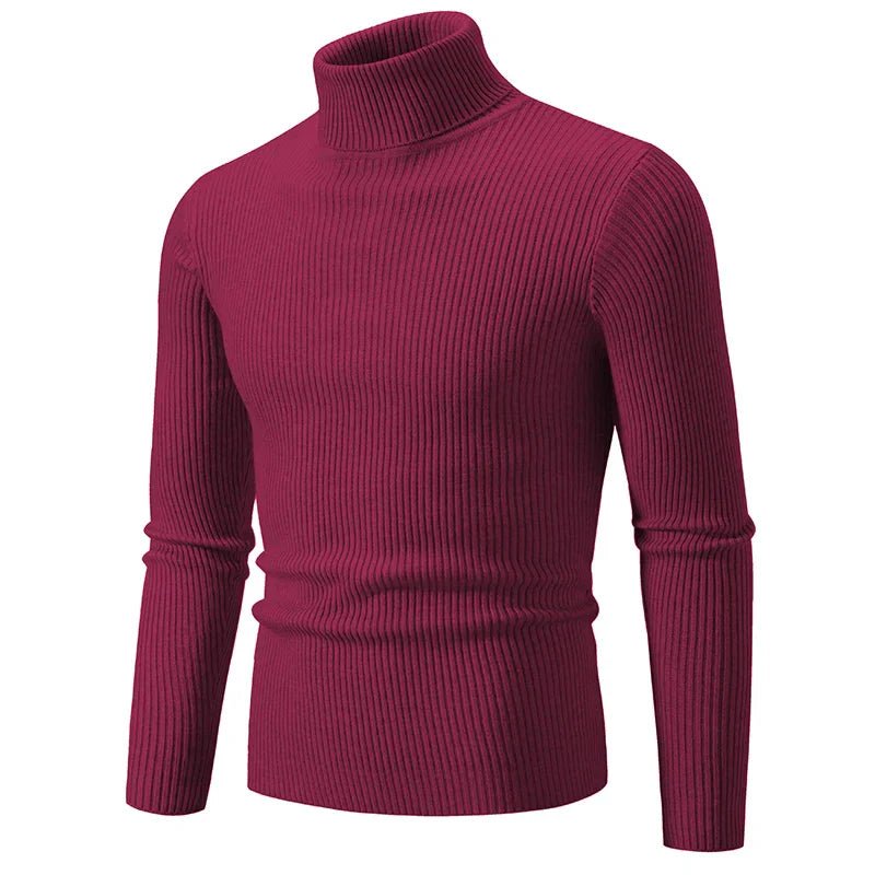 Men’s Ribbed Turtleneck Sweater | Active Peaks - Active Peaks