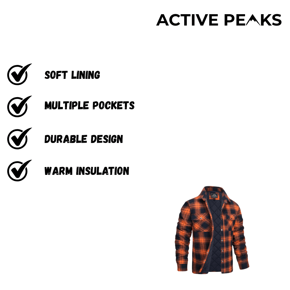 Insulated Durable Outdoor Shirt Jacket | Active Peaks - Active Peaks