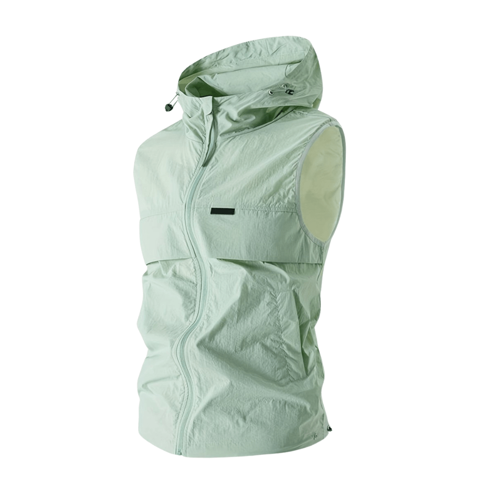 Lightweight Hooded Sleeveless Vest - Active Peaks