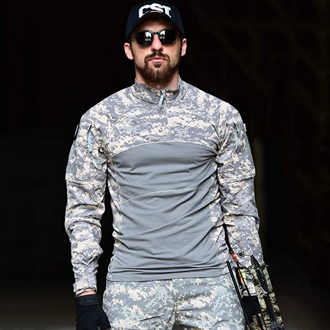 Breathable Stretch Long - Sleeve Tactical Shirt | Active Peaks - Active Peaks