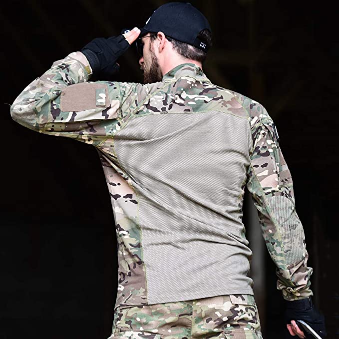 Breathable Stretch Long - Sleeve Tactical Shirt | Active Peaks - Active Peaks