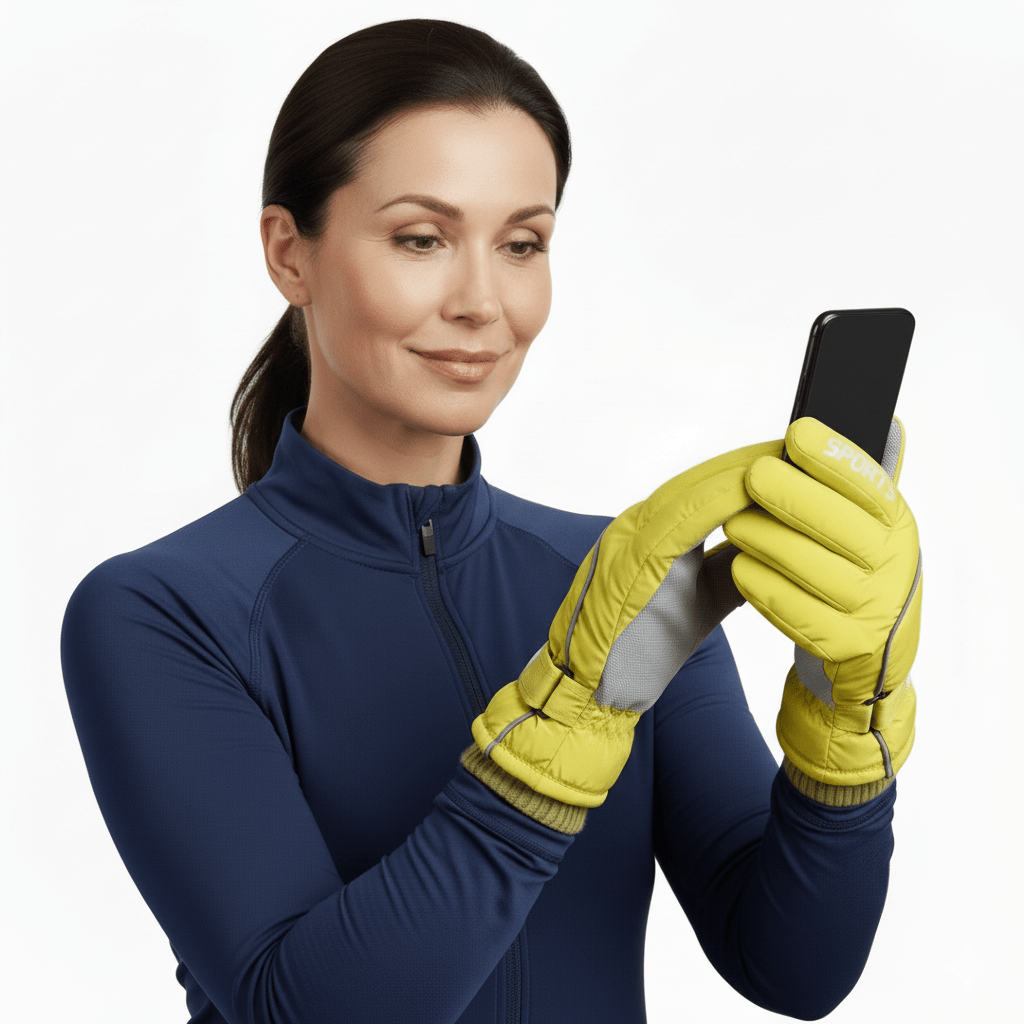 Thermal Waterproof Ski Gloves with Touchscreen Design - Active Peaks
