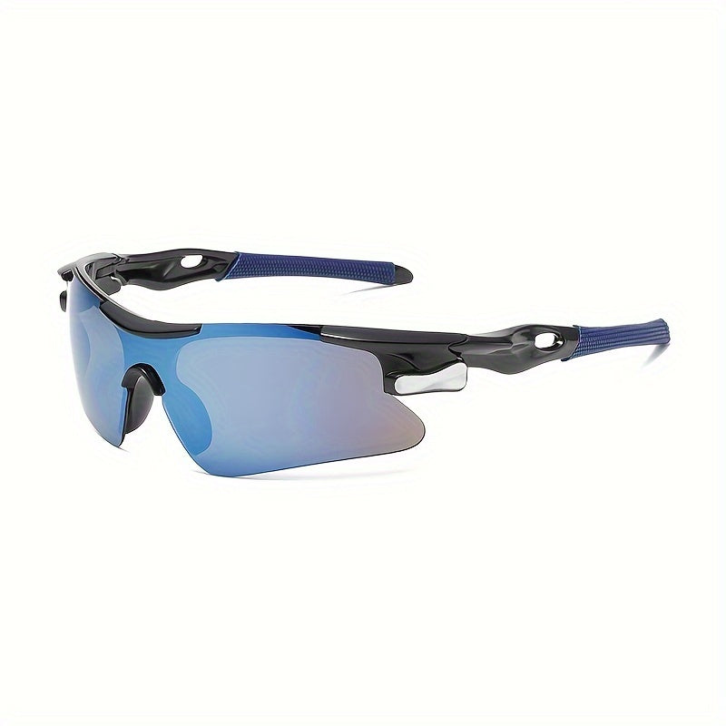 TrailGuard – Windproof Half-Frame Sports Sunglasses for Running & Cycling