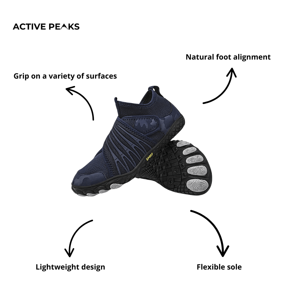 Lightweight Barefoot Walking Shoes with Flexible Grip Sole | Active Peaks