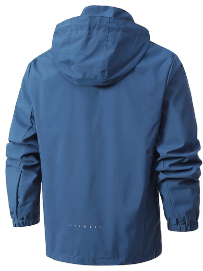 SummitShield – Windproof Jacket for Men | Detachable Hood & Functional Pockets