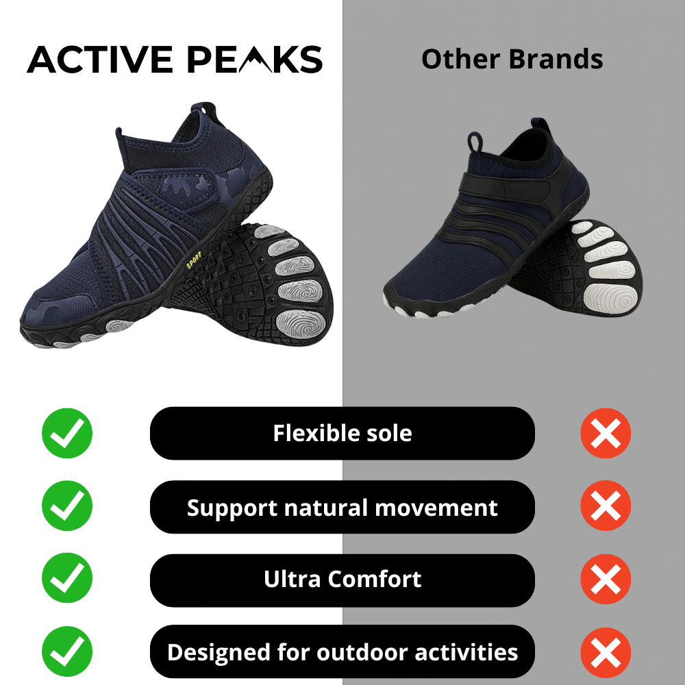 Lightweight Barefoot Walking Shoes with Flexible Grip Sole | Active Peaks