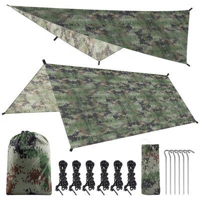 PeakGuard – Heavy-Duty Waterproof Tarp Shelter 10x10ft for Camping & Outdoor Survival